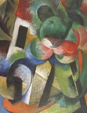 Franz Marc Small Composition ii (mk34) oil painting picture